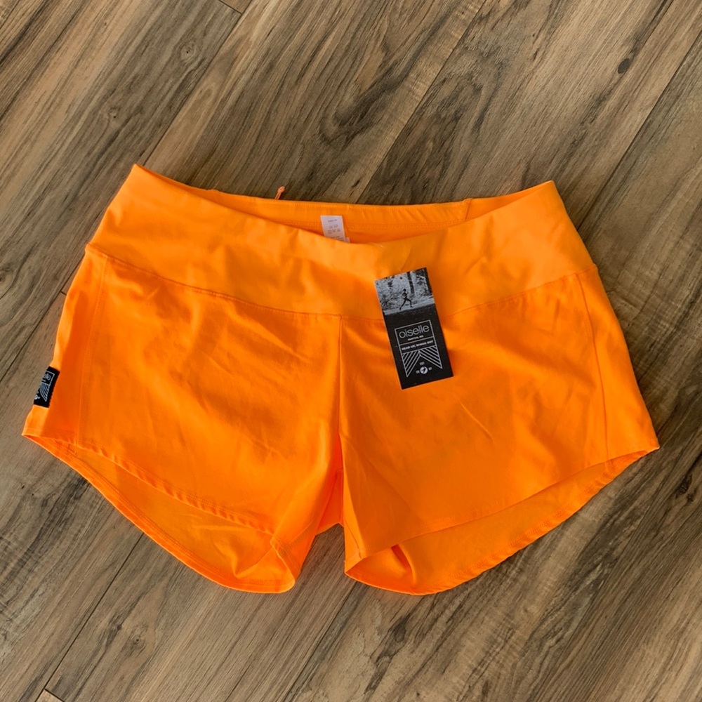 Oiselle Roga shorts pop size 10